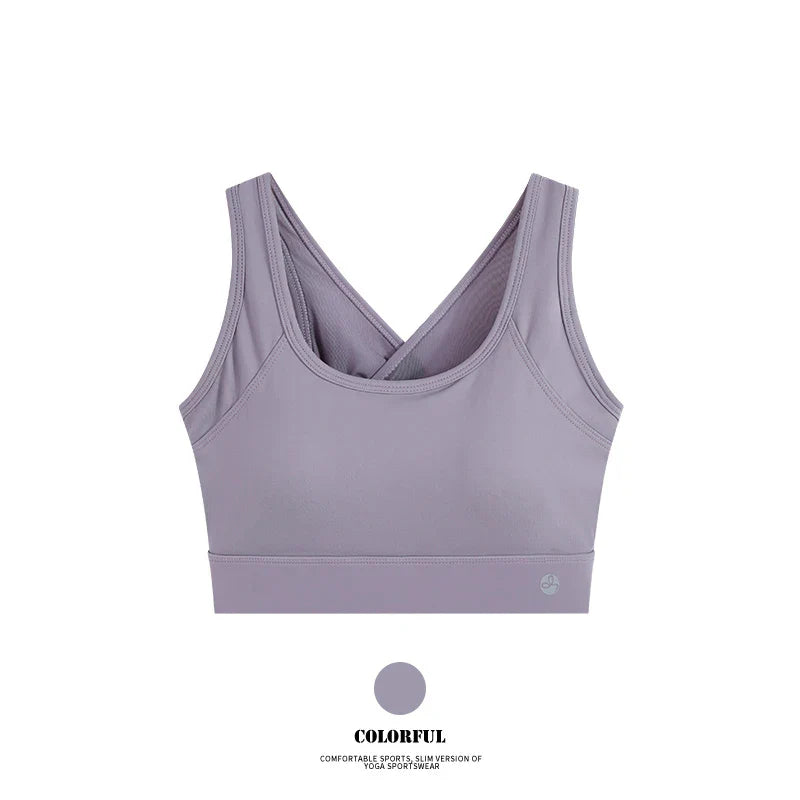 Women's High Support Padded Fitness Sports Bra Top