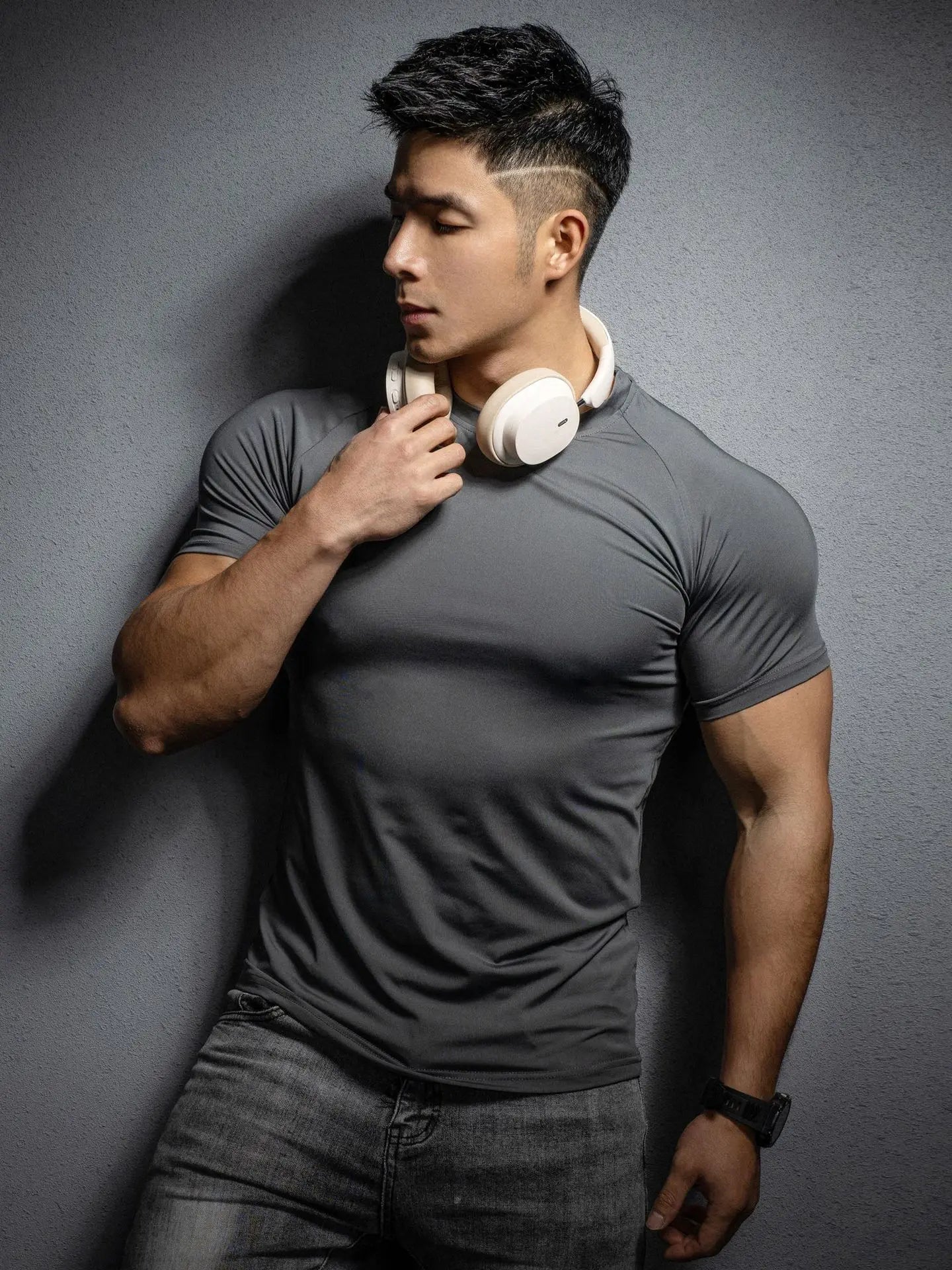 Men's High Performance Athletic T-Shirt for Training Workouts