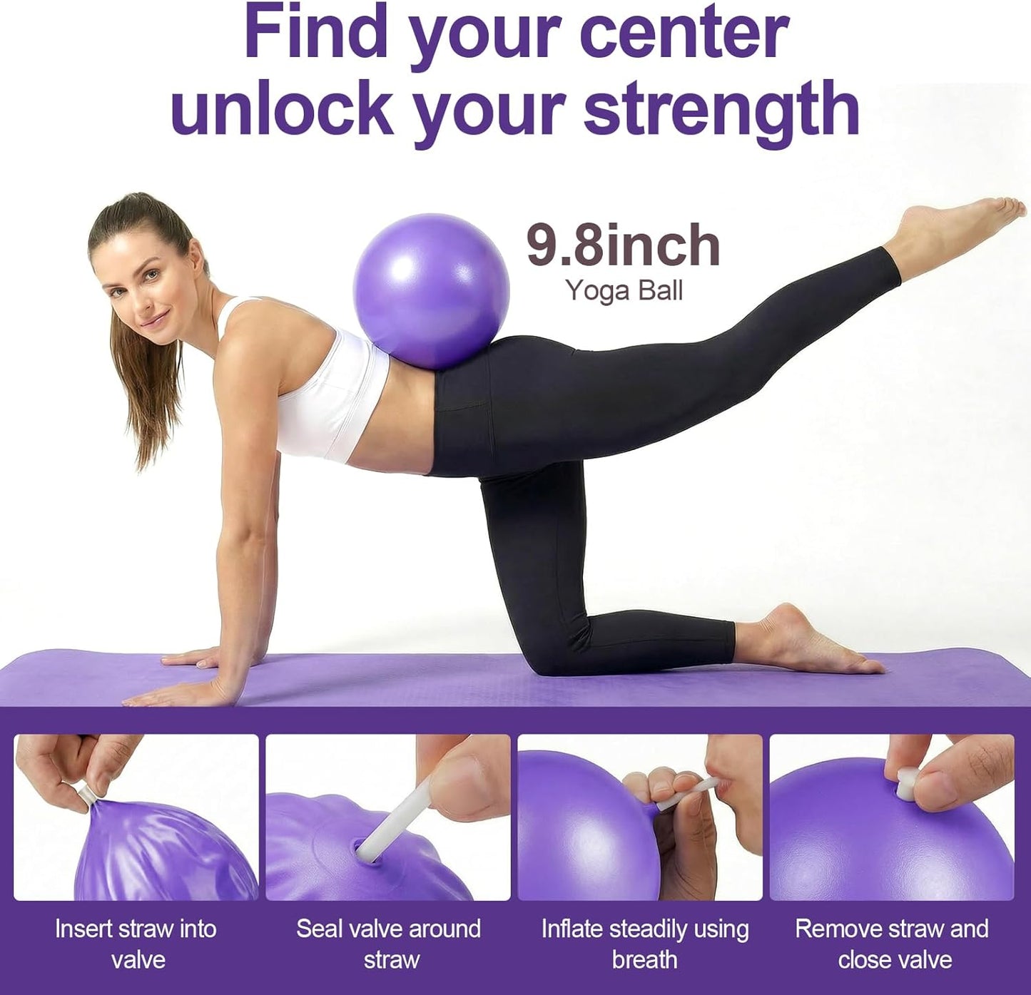13-Piece Yoga and Pilates Fitness Accessories Set Complete