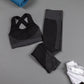Textured Leggings and Sports Bra Activewear Set Women