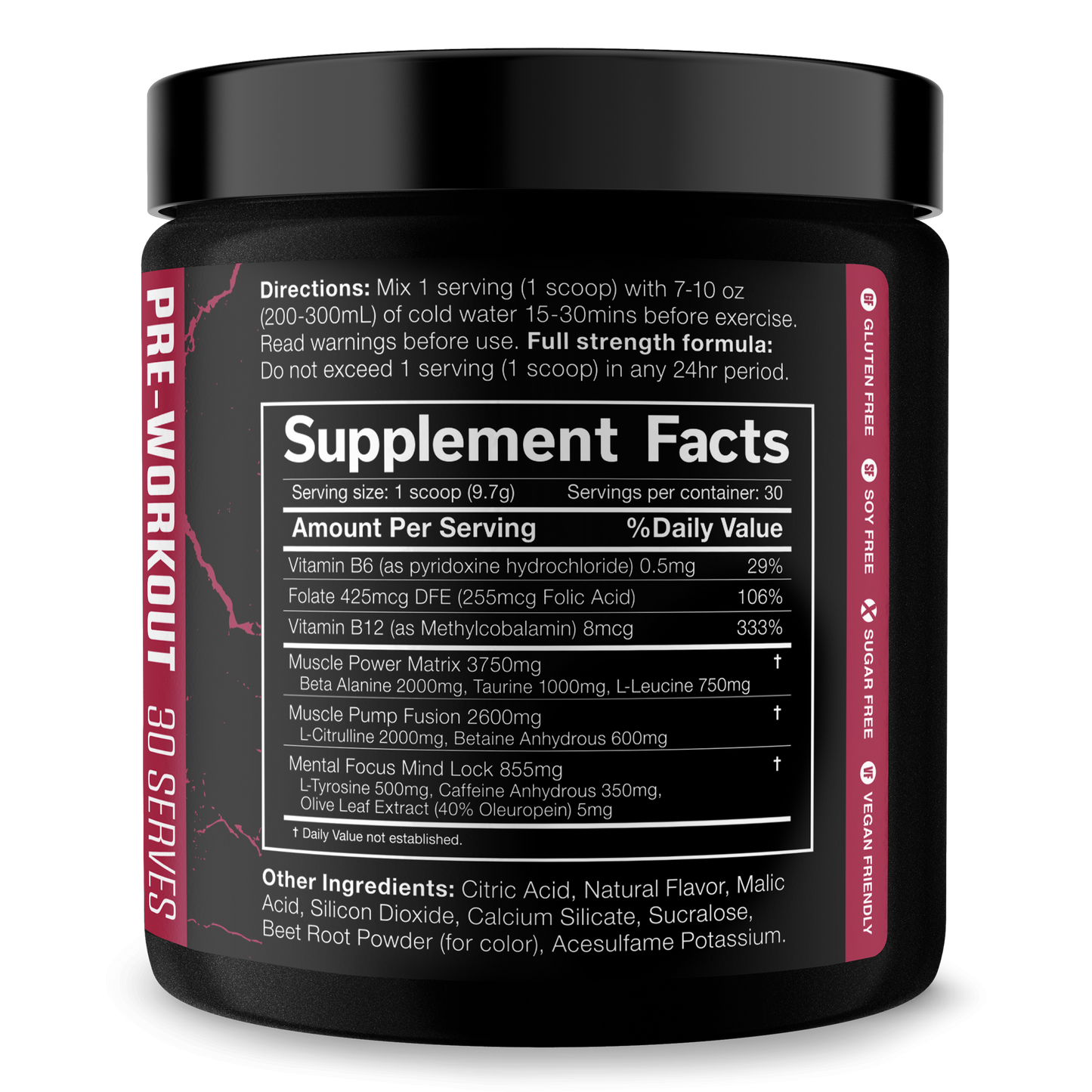 Pre-Workout Formula for Energy and Performance