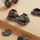 10-in-1 Adjustable Dumbbell Set with Quick Rotation Handle