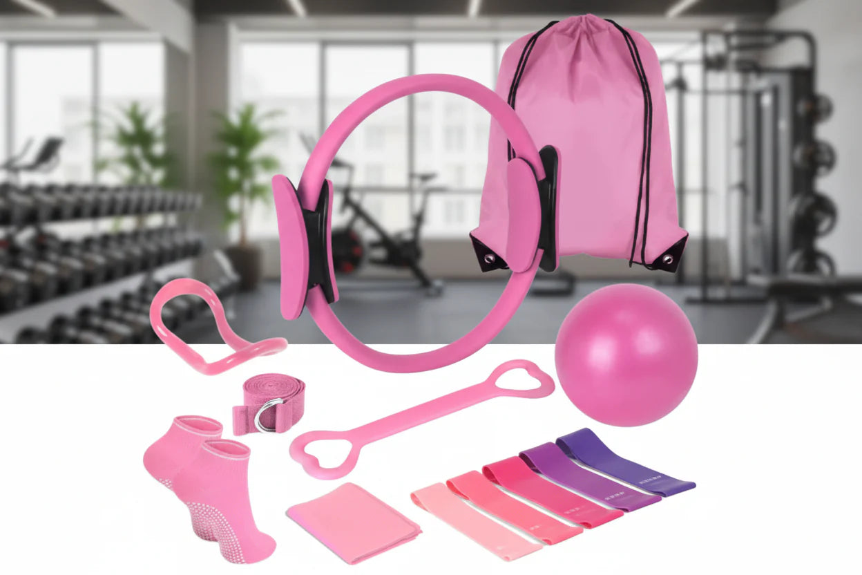 13-Piece Yoga and Pilates Fitness Accessories Set Complete