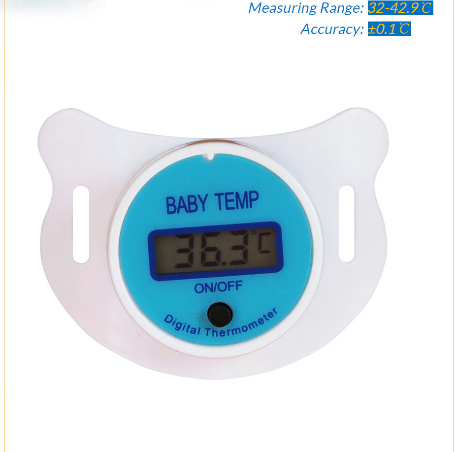 Baby Pacifier Digital Thermometer for Safe Temperature Monitoring