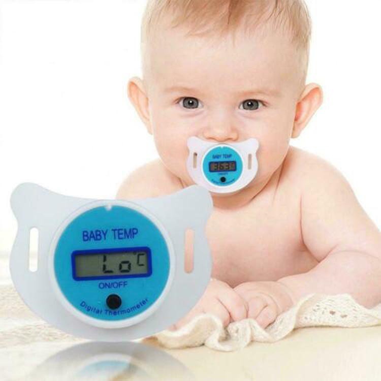 Baby Pacifier Digital Thermometer for Safe Temperature Monitoring