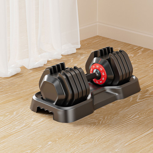 10-in-1 Adjustable Dumbbell Set with Quick Rotation Handle