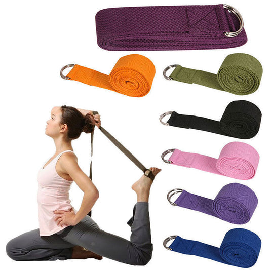 180CM Adjustable Yoga Stretch Strap Fitness Training Belt