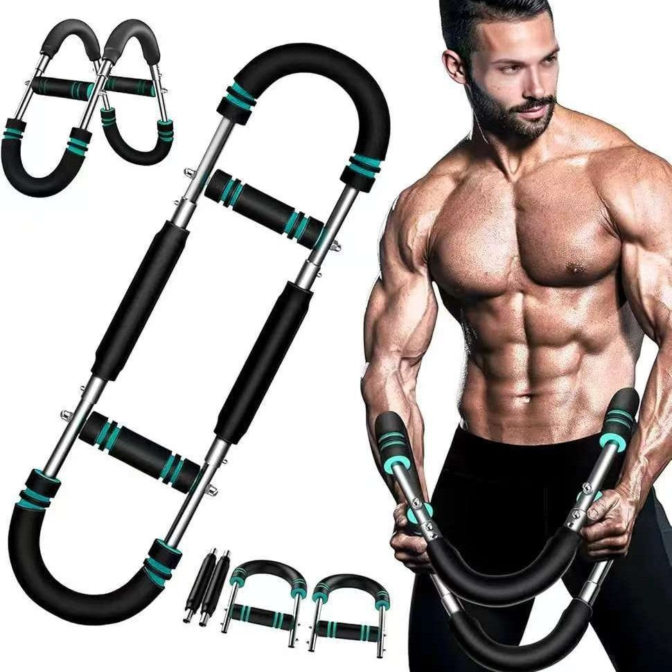 Adjustable U-Shaped Arm and Chest Strength Trainer Device