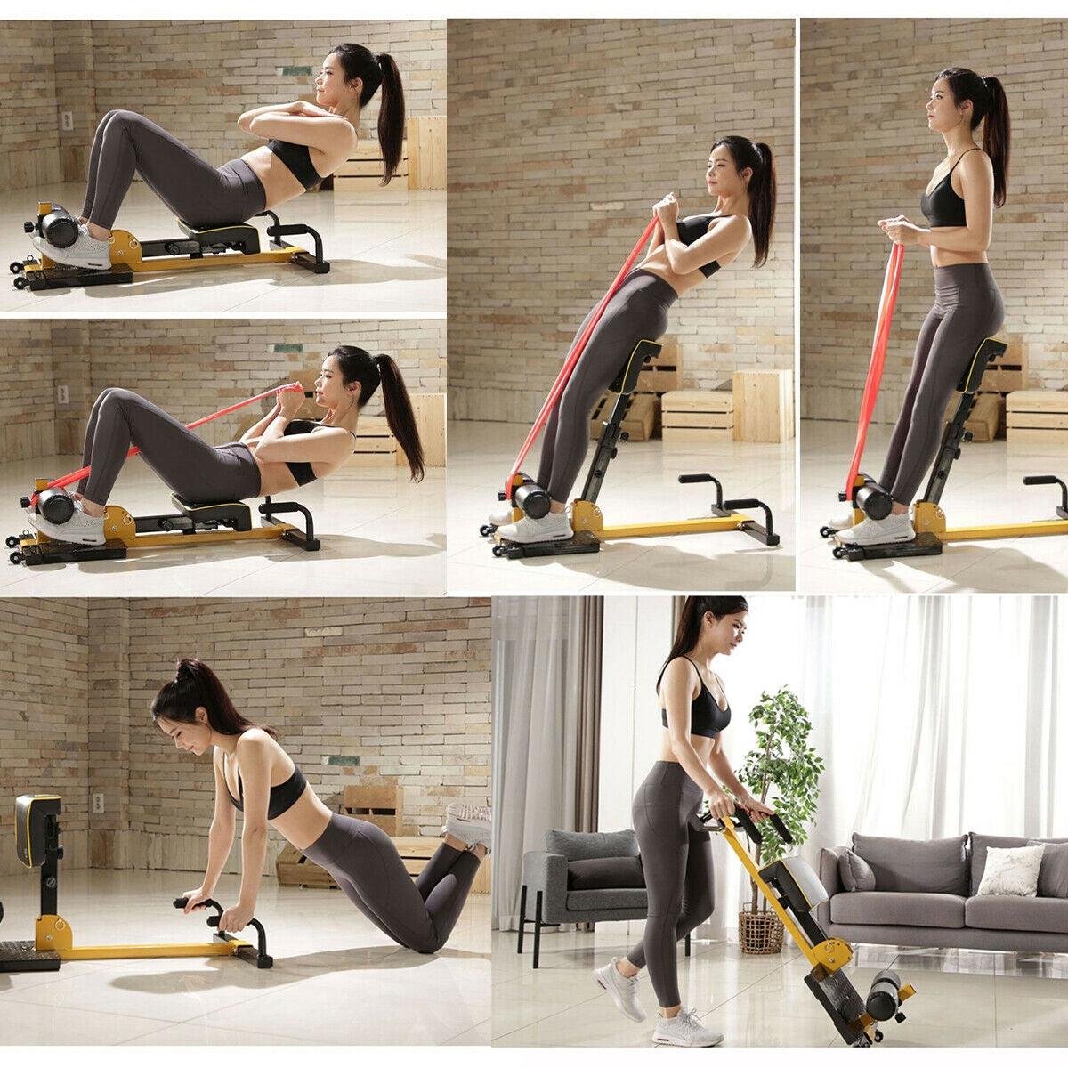 8-in-1 Multifunctional Home Gym Squat Fitness Equipment Trainer