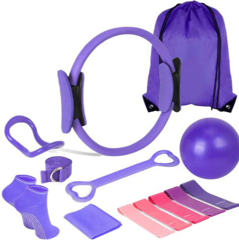 13-Piece Yoga and Pilates Fitness Accessories Set Complete