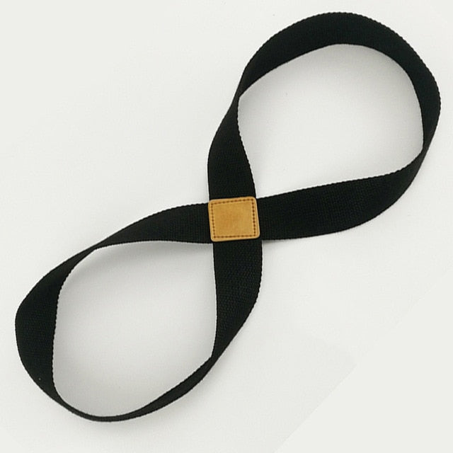 8-Shaped Yoga Stretch Strap for Pilates and Fitness Training