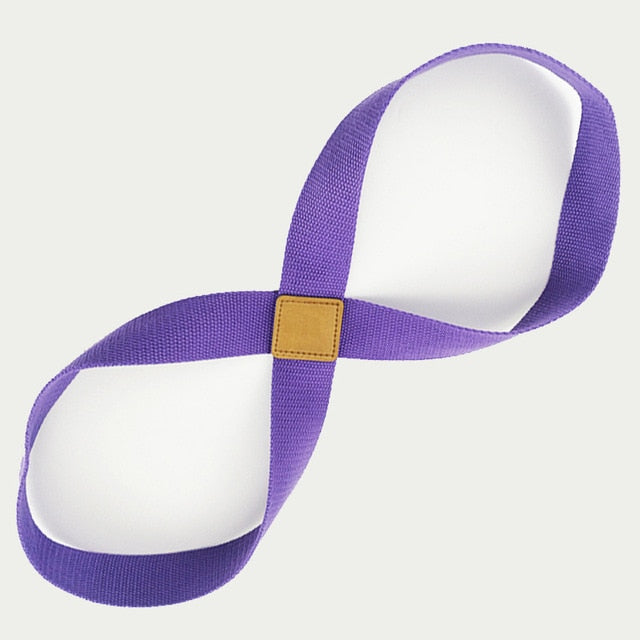 8-Shaped Yoga Stretch Strap for Pilates and Fitness Training