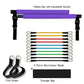 Portable Yoga Pilates Bar with Resistance Bands Fitness Trainer