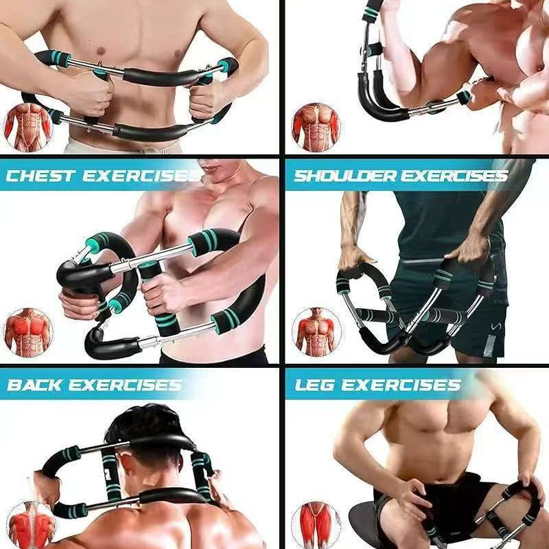 Adjustable U-Shaped Arm and Chest Strength Trainer Device