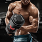 10-in-1 Adjustable Dumbbell Set with Quick Rotation Handle