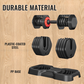 10-in-1 Adjustable Dumbbell Set with Quick Rotation Handle