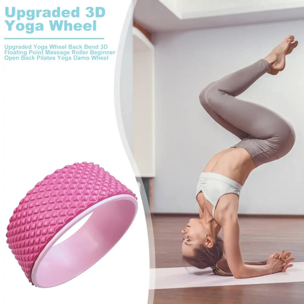 3D Massage Yoga Wheel for Stretching and Recovery