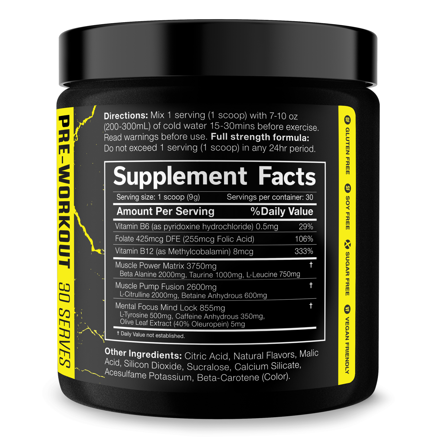 Pre-Workout Formula for Energy and Performance