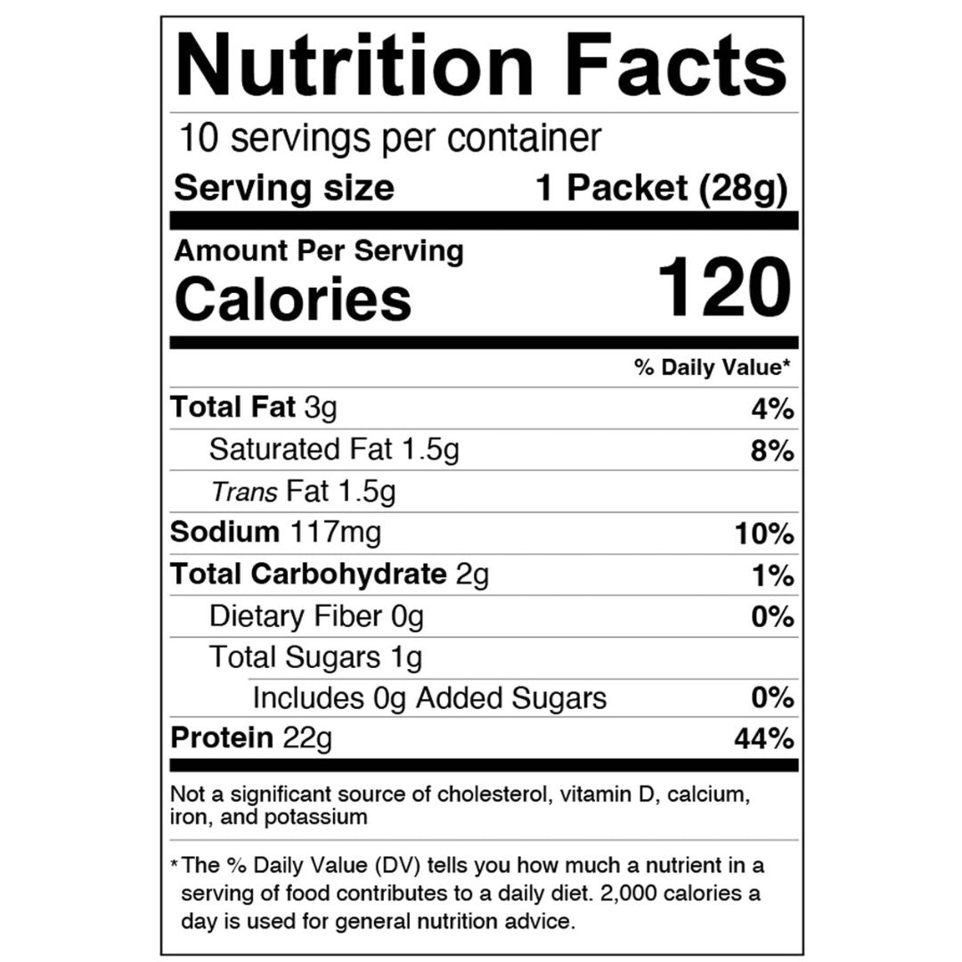 Organic Grass-Fed Whey Protein Isolate Single Serve Packs