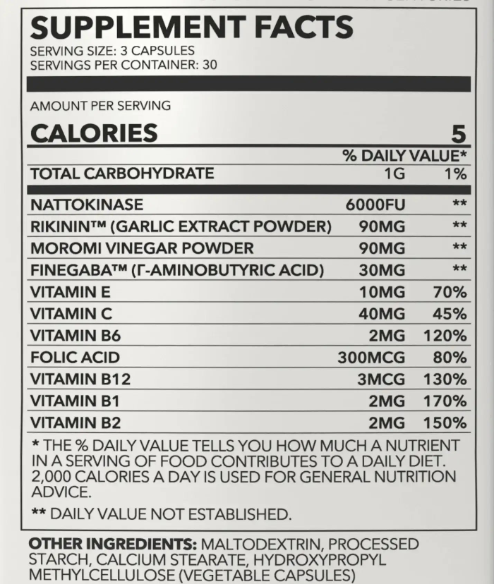 Blend 6000 FU Cardiovascular Support Capsules