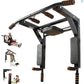 Wall Mounted Pull-Up Station with Parallel Bars Rack