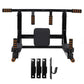 Wall Mounted Pull-Up Station with Parallel Bars Rack