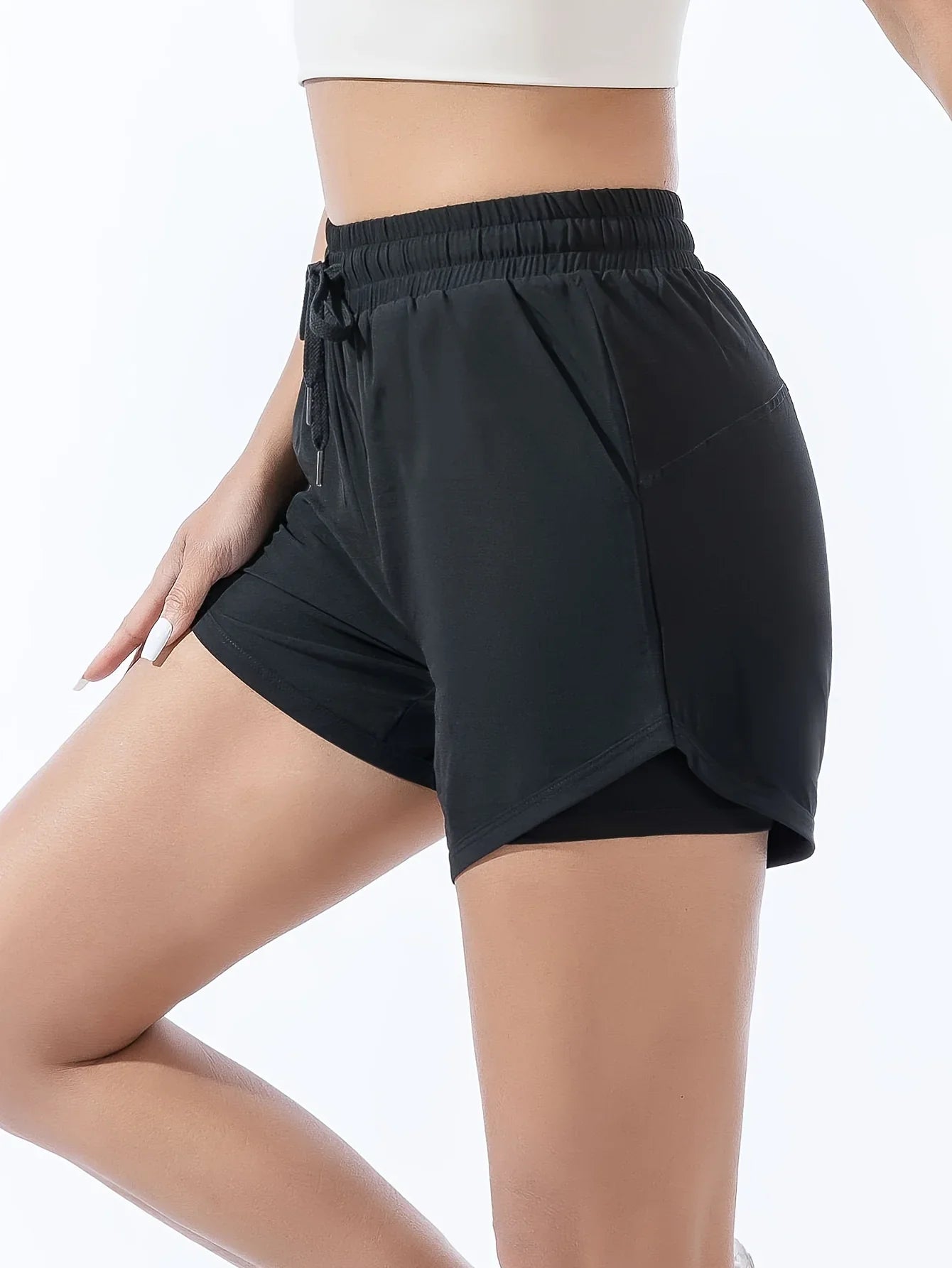 Women's Quick Dry Athletic Shorts for Active Performance