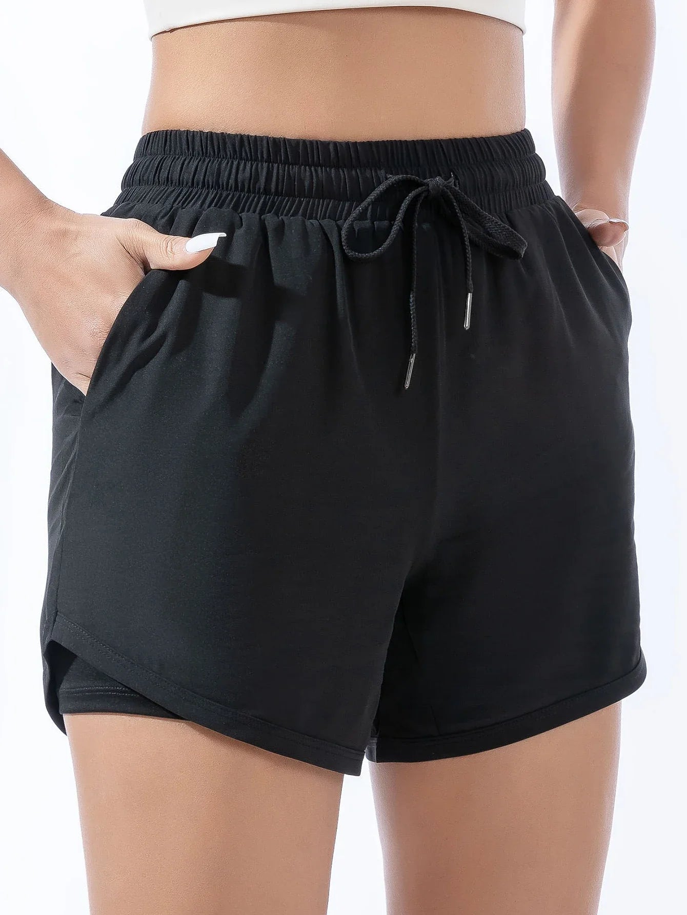 Women's Quick Dry Athletic Shorts for Active Performance