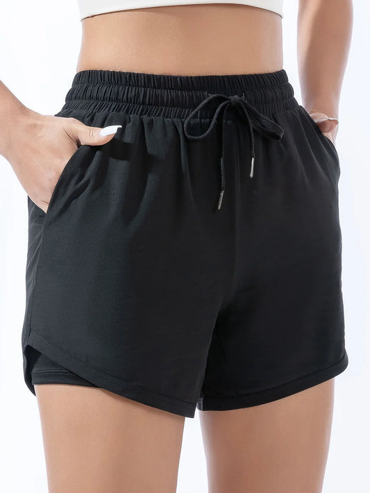 Women's Quick Dry Athletic Shorts for Active Performance