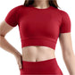 Women's Two-Piece Yoga Fitness Outfit Activewear Set