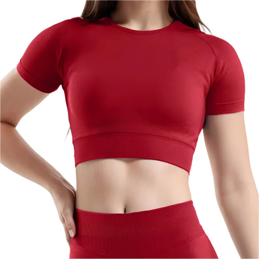 Women's Two-Piece Yoga Fitness Outfit Activewear Set