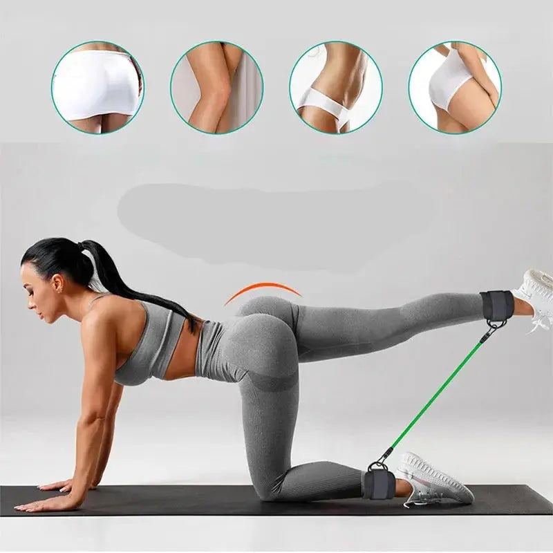 Ankle Strap Resistance Bands for Leg Strength Training