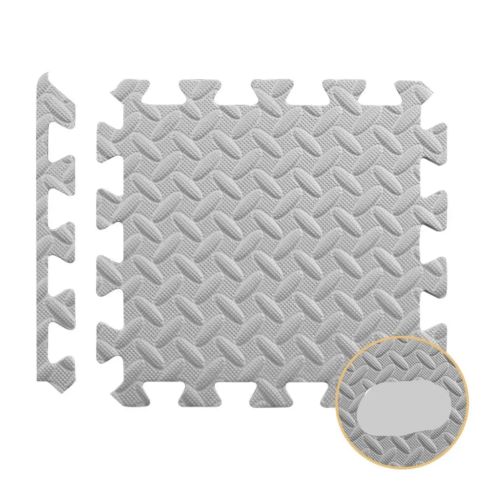 Interlocking Exercise Mats for Home Gym Flooring Set