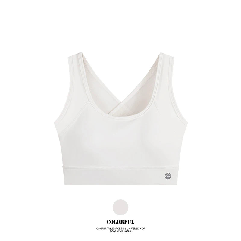 Women's High Support Padded Fitness Sports Bra Top