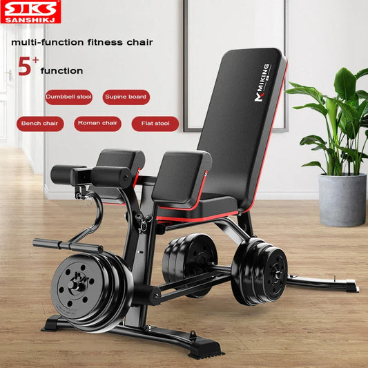 Multifunctional Weightlifting Bench Abdominal Fitness Dumbbell Training Home Equipment