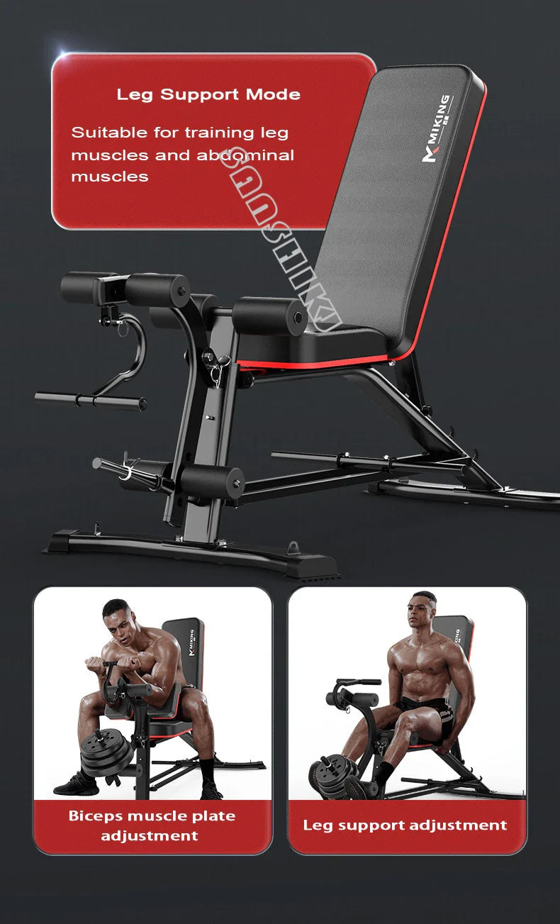 Multifunctional Weightlifting Bench Abdominal Fitness Dumbbell Training Home Equipment