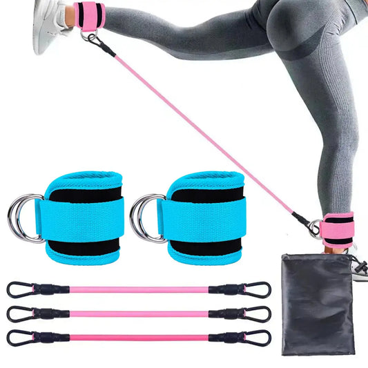Ankle Strap Resistance Bands for Leg Strength Training