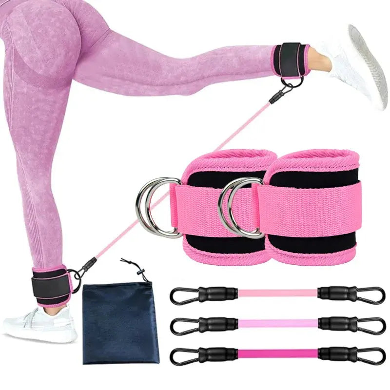 Ankle Strap Resistance Bands for Leg Strength Training