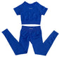 Women's Two-Piece Yoga Fitness Outfit Activewear Set