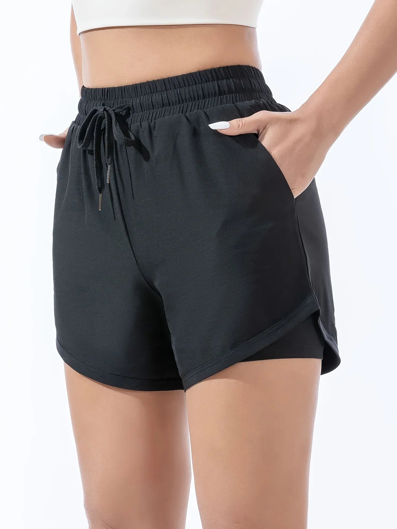 Women's Quick Dry Athletic Shorts for Active Performance