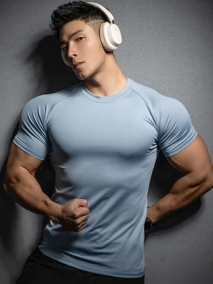 Men's High Performance Athletic T-Shirt for Training Workouts