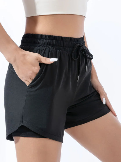 Women's Quick Dry Athletic Shorts for Active Performance