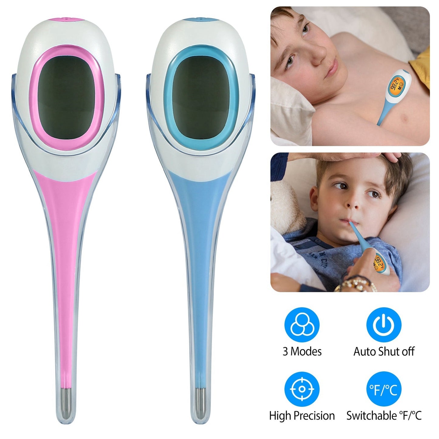 Digital Body Thermometer for Fast and Accurate Temperature Checks