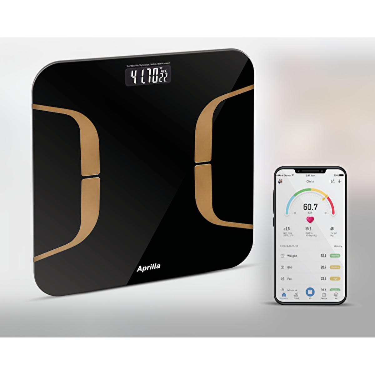 Aprilla Bluetooth Smart Body Fat Scale with App