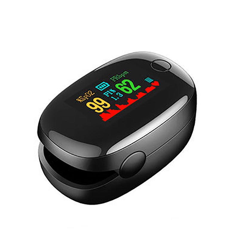 Fingertip Pulse Oximeter OLED Display Oxygen Heart Rate Monitor