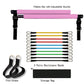 Portable Yoga Pilates Bar with Resistance Bands Fitness Trainer