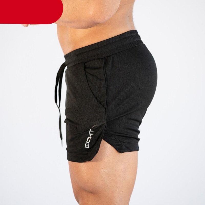 Men's Quick-Dry Compression Training Shorts with Pockets Fitness
