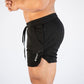 Men's Quick-Dry Compression Training Shorts with Pockets Fitness