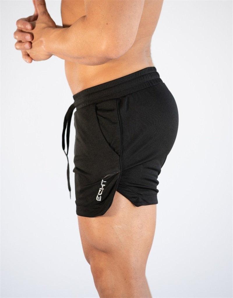 Men's Quick-Dry Compression Training Shorts with Pockets Fitness