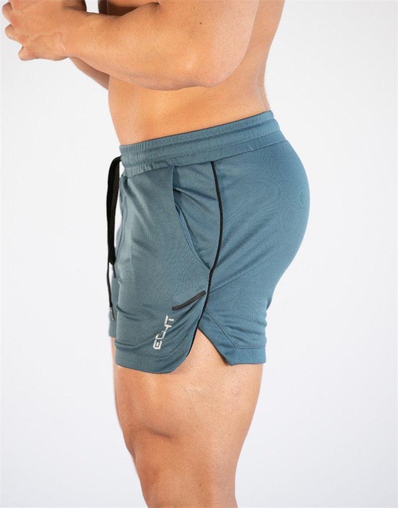Men's Quick-Dry Compression Training Shorts with Pockets Fitness